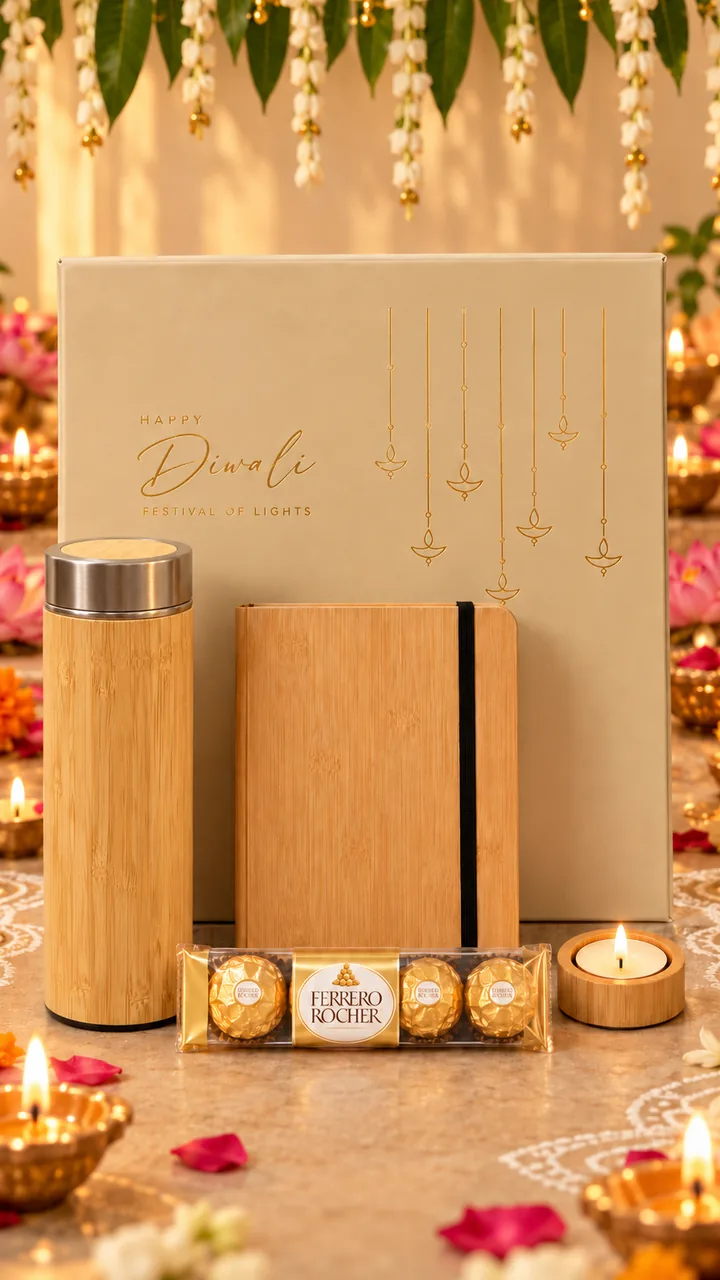 Bamboo Desk Diwali hamper