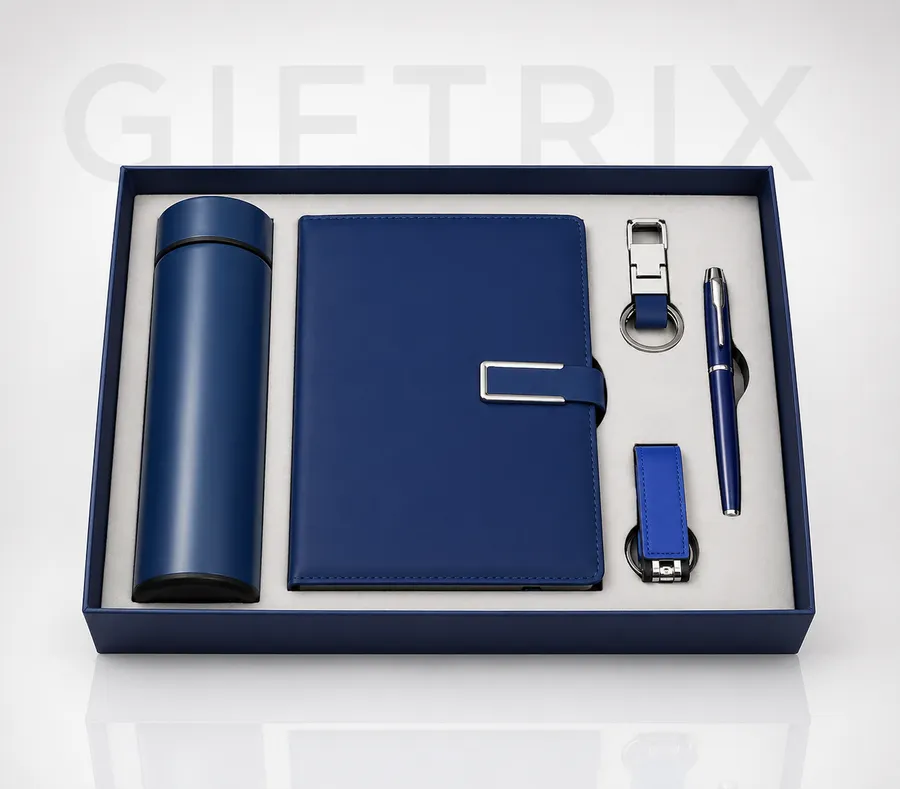 Royal blue 5-piece premium combo set